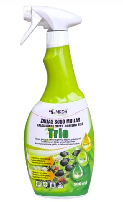 Zaļās ziepes TRIO 500ml pret kaitēkļiem
