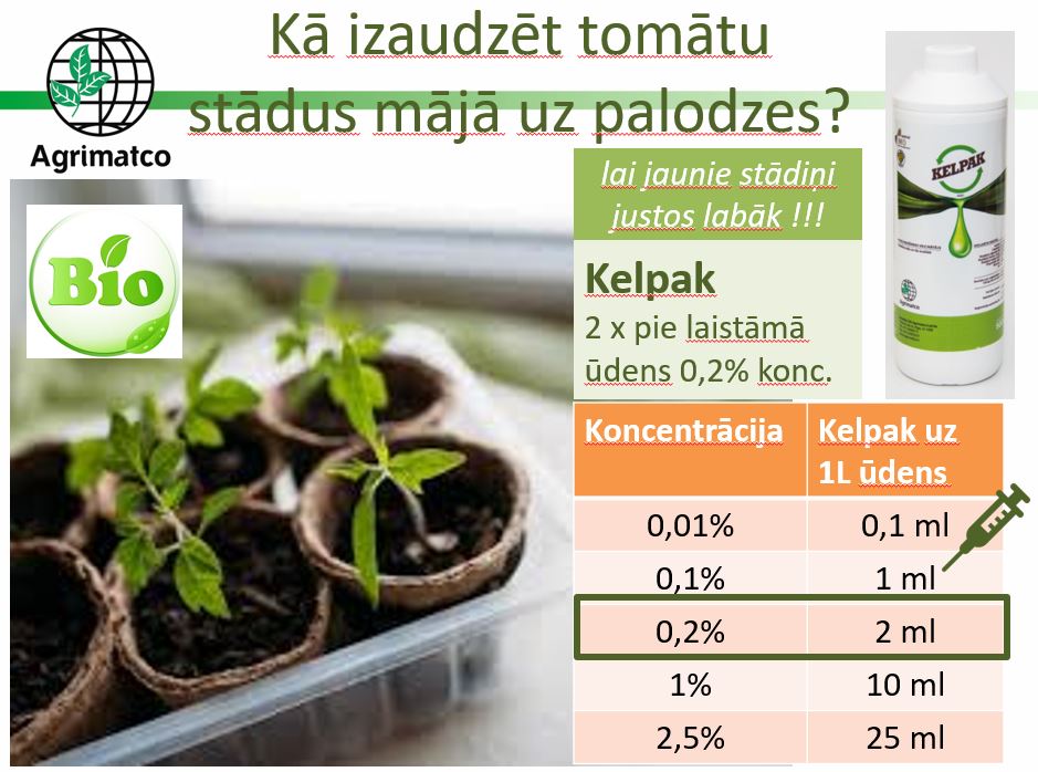 Mēslojums veicina augšanu un apsakņošanos Kelpak 125ml