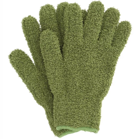 Gloves for cleaning plant leaves