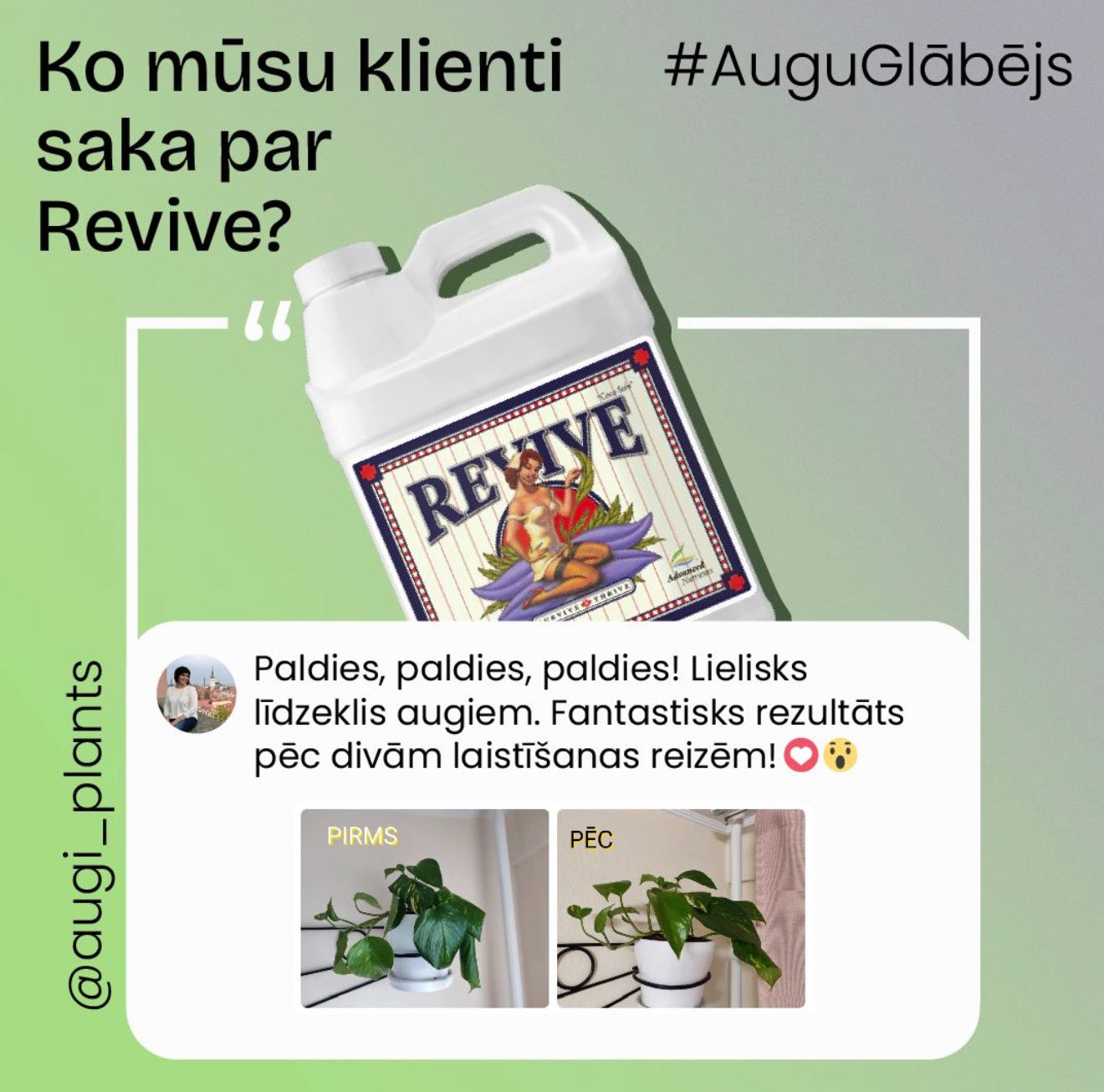 Trąšų atgaivintojas Revive