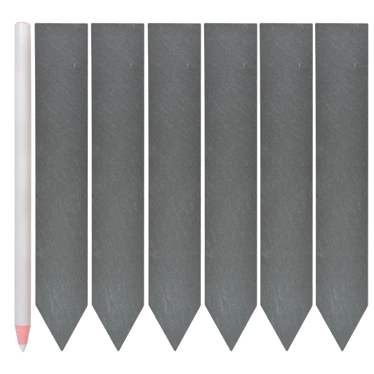 Eleganti akmens marķieri augu nosaukumiem