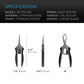 AC Infinity Curved Pruning Shear – Nerūsējošā Tērauda Atzarošanas Šķēres