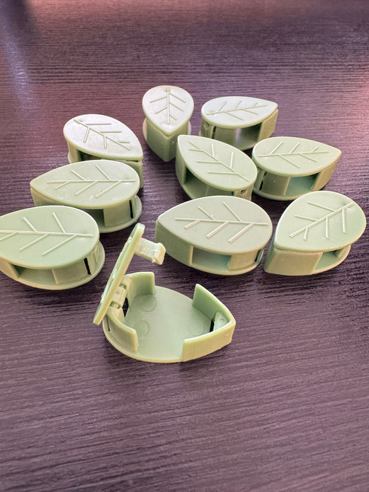 Plant fixation clips for the wall